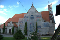 Remont Elewacji Koscioła - sierpień 2011 roku