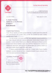 Podziękowanie od Caritas Diecezji Opolskiej - 23 listopada 2010 roku