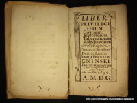 Liber privilegiorum 1359-1819